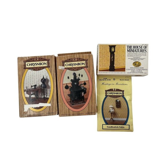 Chrysnbon & The House Of Miniatures Dollhouse Furniture Kits - Picture 1 of 11